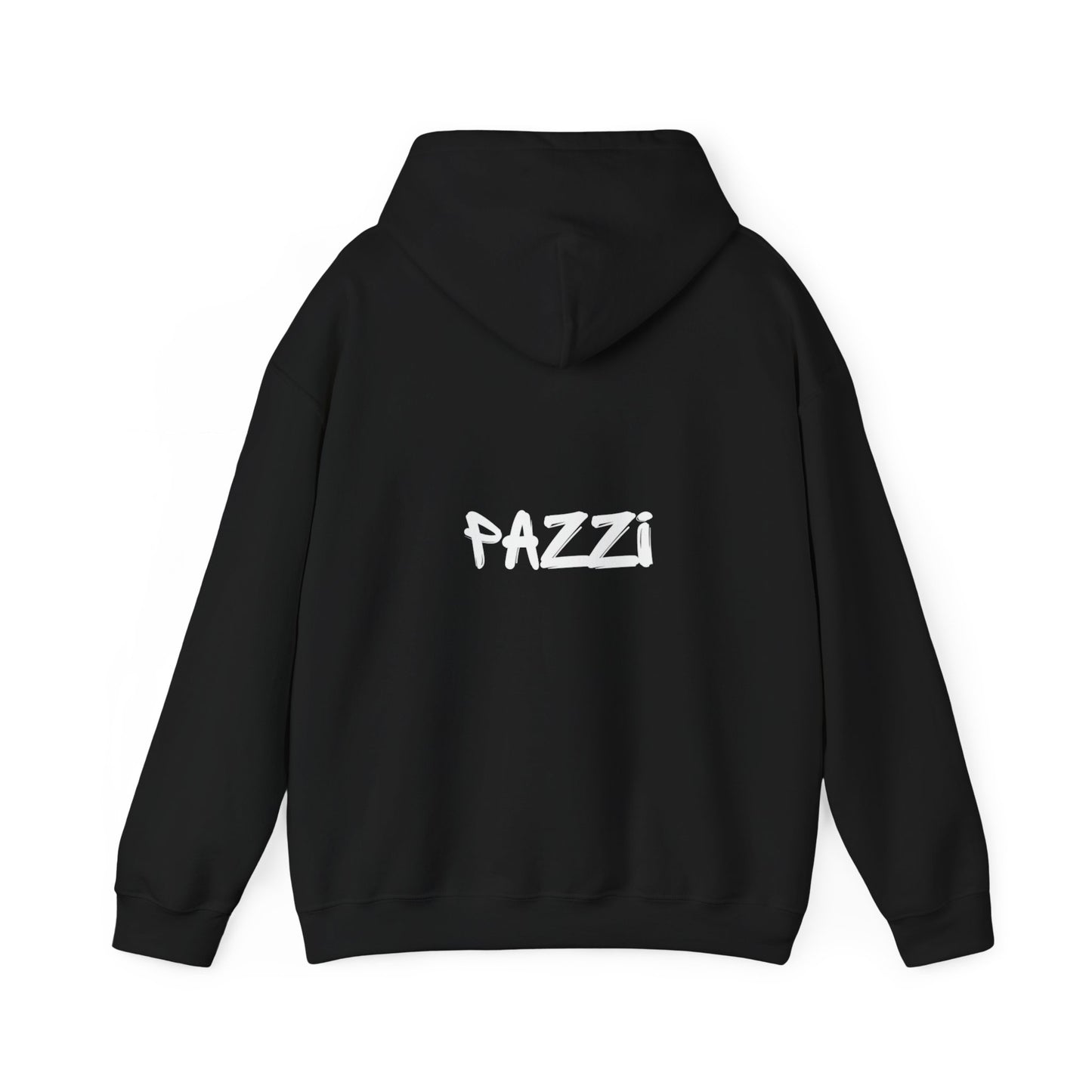 PAZZI hoodie white writing