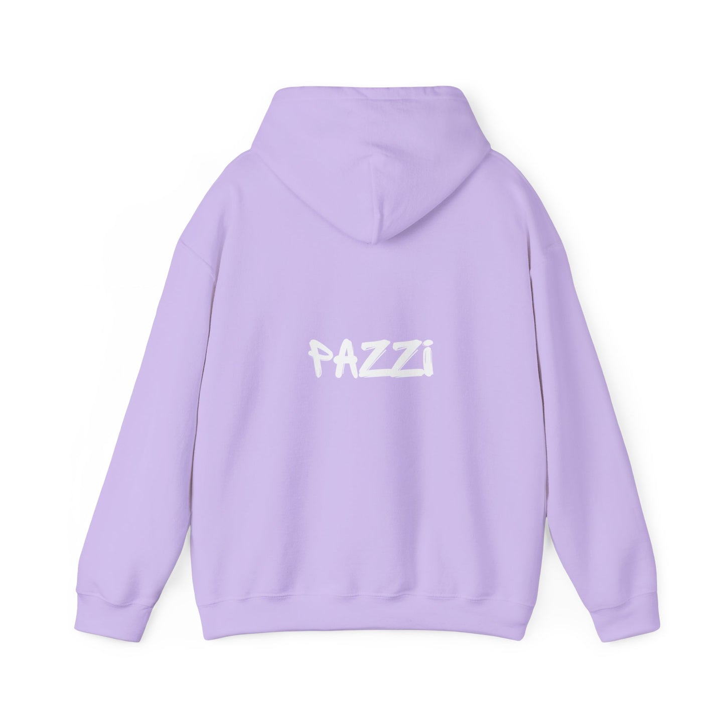 PAZZI hoodie white writing