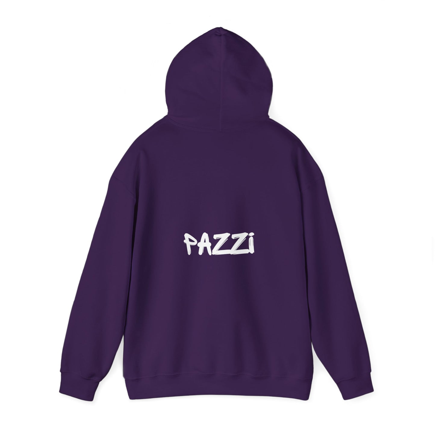 PAZZI hoodie white writing