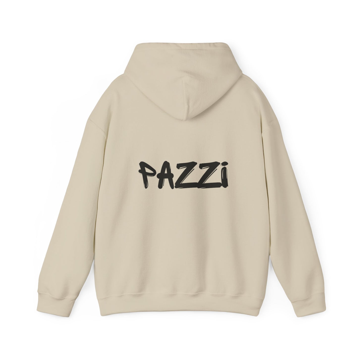 PAZZI hoodie black writing