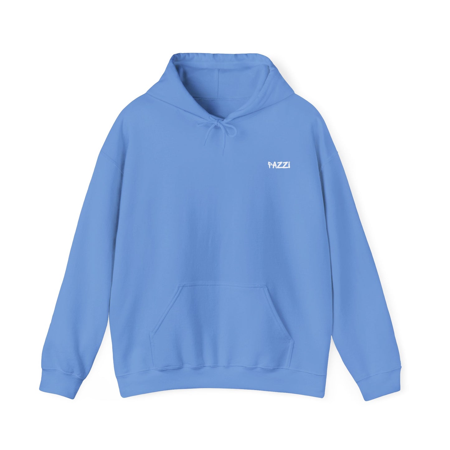 PAZZI hoodie white writing