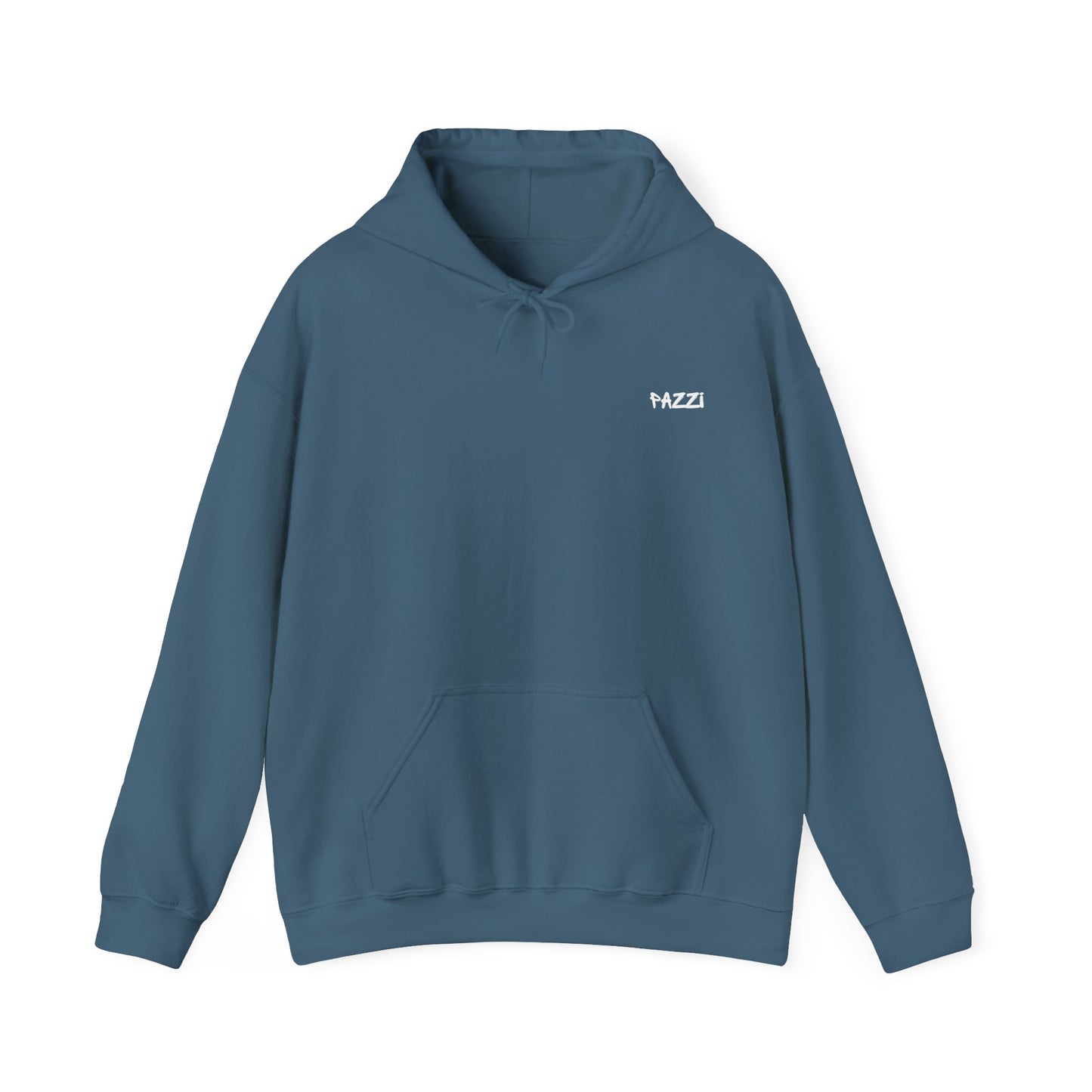 PAZZI hoodie white writing