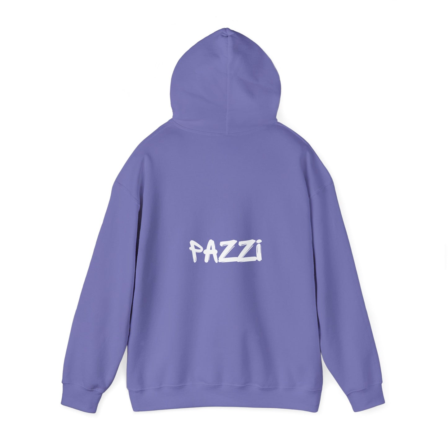 PAZZI hoodie white writing