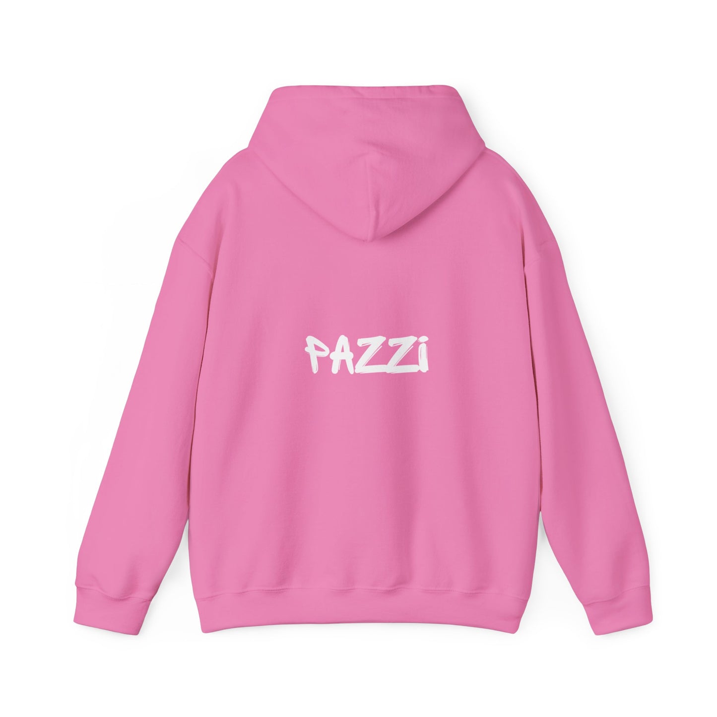 PAZZI hoodie white writing