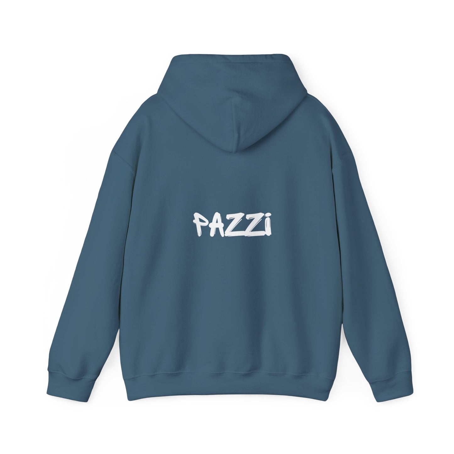 PAZZI hoodie white writing